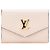 Louis Vuitton Portefeuille Lock Mini Wallet Braun Beige