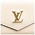 Louis Vuitton Portefeuille Lock Mini Wallet Braun Beige - Ansicht 9