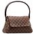 Sac à épaule Louis Vuitton Mini Looping N51148 Marron - vue 2