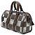 Louis Vuitton Keepall Bandouliere 25 Monogram Chess Castaño - vista 2