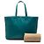 Borsa Tote Bottega Veneta Intrecciato Blu - vista 7