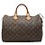 Louis Vuitton Speedy 35 Boston Tasche Braun