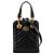 Gucci GG Marmont Mini gesteppte Handtasche Schwarz