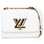 Louis Vuitton Epi Twist PM Schultertasche Weiß
