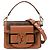 Bolsa de mão 2WAY Louis Vuitton Monogram Dauphine Lock XL Marrom