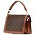 Bolsa de mão 2WAY Louis Vuitton Monogram Dauphine Lock XL Marrom - vista 2
