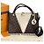 Louis Vuitton Braided V Tote MM Cream Leather Canvas Schultertasche Weiß - Ansicht 2