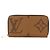 Carteira Zippy Long Louis Vuitton Monogram Giant Reverse Marrom