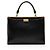 Gabrielle Bolso Shopping Grande Chanel Coco Luxe de Piel de Becerro Negro - vista 3