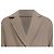 Mansur Gavriel Double-Breasted Coat in Beige Wool - view 2