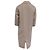 Mansur Gavriel Double-Breasted Coat in Beige Wool - view 4