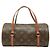 Borsa a mano Louis Vuitton Papillon 26 Marrone