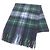 Autre Marque Johnstons of Elgin Kaschmirschal mit Tartan-Karo Blau Grün