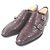 Autre Marque Scarpe eleganti CARMINA Crocodile Goodyear Double Monk Strap Marrone Bordò