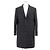 Paul Smith Glen Check Wool Blend Coat Brown Dark grey