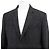 Paul Smith Glen Check Wool Blend Coat Brown Dark grey - view 2