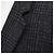 Paul Smith Glen Check Wool Blend Coat Brown Dark grey - view 3