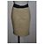 Minifalda de algodón beige Red Valentino con banda negra Negro - vista 2