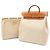 Hermès Hermes Herbag Sac aux PM Borsa Zaino Marrone chiaro - vista 2
