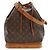 Louis Vuitton Monogram Noe Schultertasche Braun