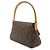 Bolso de hombro Louis Vuitton Monogram Mini Looping Castaño - vista 3