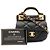 Bolsa de Ombro Chanel Matelassé com Corrente Preto - vista 10
