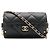 Chanel gesteppte Leder-Schultertasche Schwarz - Ansicht 2