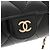 Chanel gesteppte Leder-Schultertasche Schwarz - Ansicht 7