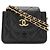 Bolso de hombro con cadena Chanel Matelassé Negro