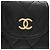 Bolso de hombro con cadena Chanel Matelassé Negro - vista 6