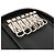 Prada Saffiano Leather Keycase Black - view 8