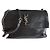 Autre Marque Borsa a tracolla Saint Laurent West Hollywood in pelle nera effetto coccodrillo Nero