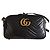 Gucci GG Marmont Borsa a Tracolla Pelle Nera Nero