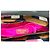 Clutch Prada em seda com estampa geométrica Marrom Preto Rosa Branco - vista 2