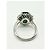 Autre Marque Platin Cocktailring mit grünem Turmalin und Diamanten, 4,60ct Silber Weiß - Ansicht 8