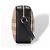 Borsa a tracolla Burberry Haymarket in tela e pelle Nero Multicolore Beige - vista 11