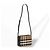 Borsa a tracolla Burberry Haymarket in tela e pelle Nero Multicolore Beige - vista 4