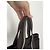 Hermès Borsa tote in tela nera e pelle Marrone Nero - vista 13