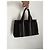 Hermès Borsa tote in tela nera e pelle Marrone Nero - vista 3