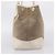 PRADA Tote Bag Canvas Jacquard Beige Silver Auth 206242A Silber - Ansicht 4