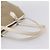 PRADA Tote Bag Canvas Jacquard Beige Silver Auth 206242A Silber - Ansicht 7