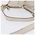 Borsa a tracolla GUCCI GG Marmont in pelle 2way White Gold 247185 Auth 201371A Bianco D'oro - vista 8