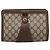 Borsa a pochette GUCCI GG Supreme Web Sherry Line PVC Beige Gold 89 01 032 Auth mr2926 - vista 13