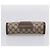 Borsa a pochette GUCCI GG Supreme Web Sherry Line PVC Beige Gold 89 01 032 Auth mr2926 - vista 6