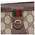 Borsa a pochette GUCCI GG Supreme Web Sherry Line PVC Beige Gold 89 01 032 Auth mr2926 - vista 8