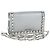 Miu Miu Schultertasche mit Kette aus Leder Silber authentisch 204916M