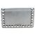 Miu Miu Schultertasche mit Kette aus Leder Silber authentisch 204916M - Ansicht 13