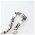 Miu Miu Schultertasche mit Kette aus Leder Silber authentisch 204916M - Ansicht 14
