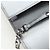 Miu Miu Schultertasche mit Kette aus Leder Silber authentisch 204916M - Ansicht 20