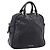 Bolsa Miu Miu em couro preto e dourado Auth 206226